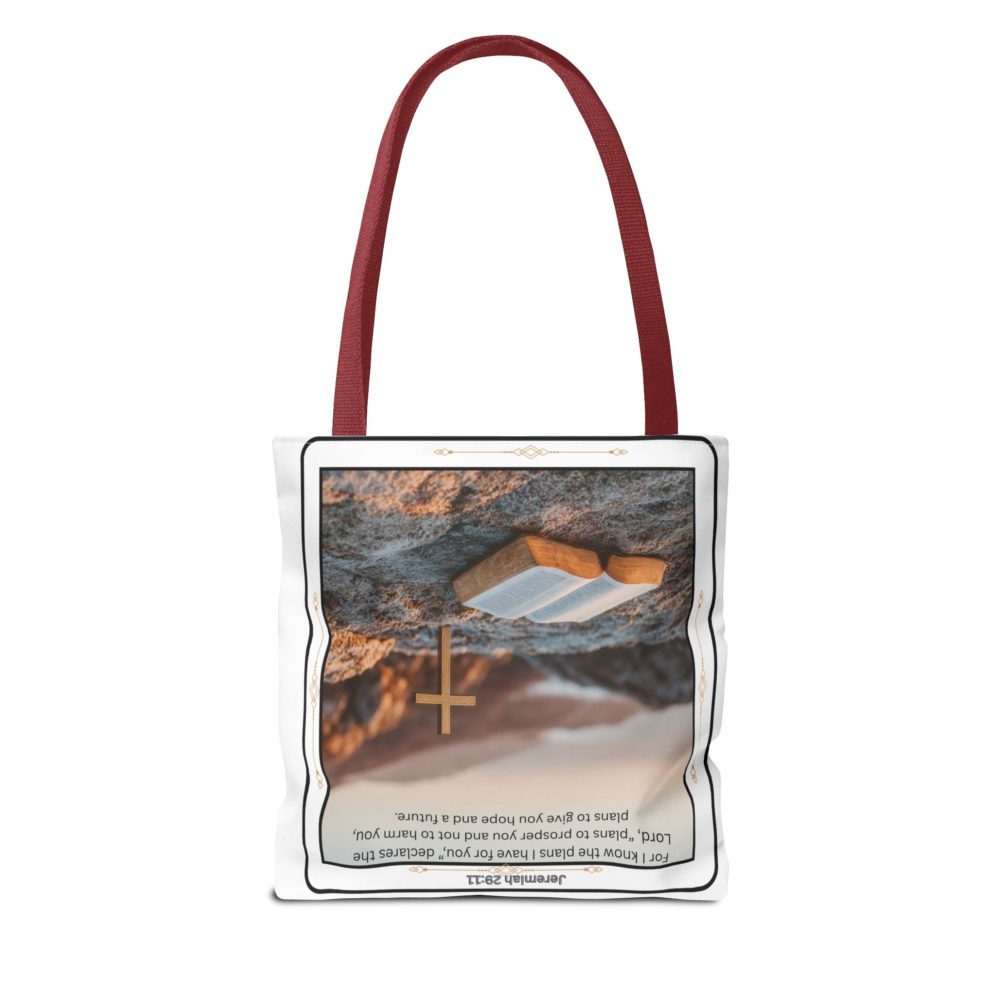 Inspirational Tote Bag Jeremiah 29:11