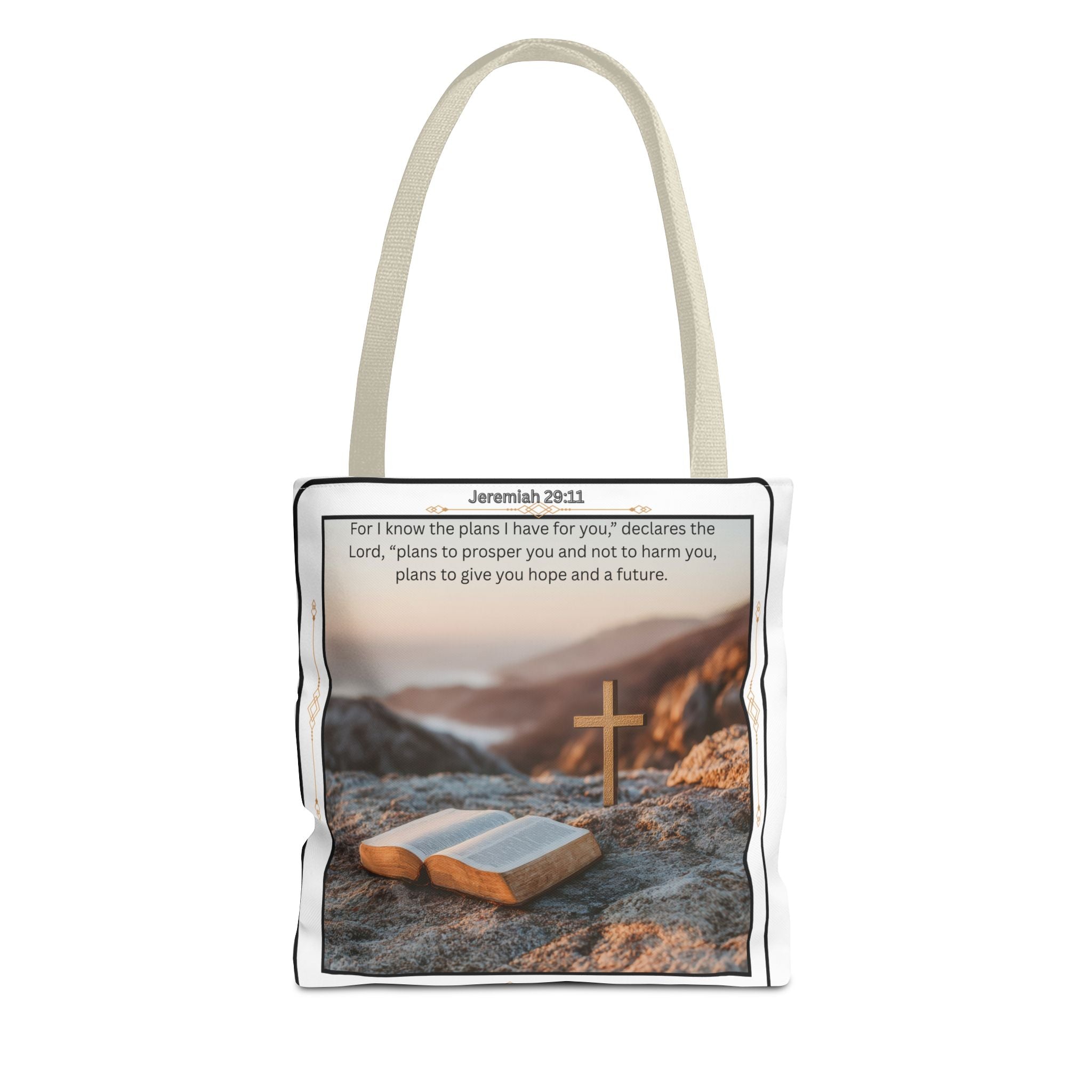 Inspirational Tote Bag Jeremiah 29:11