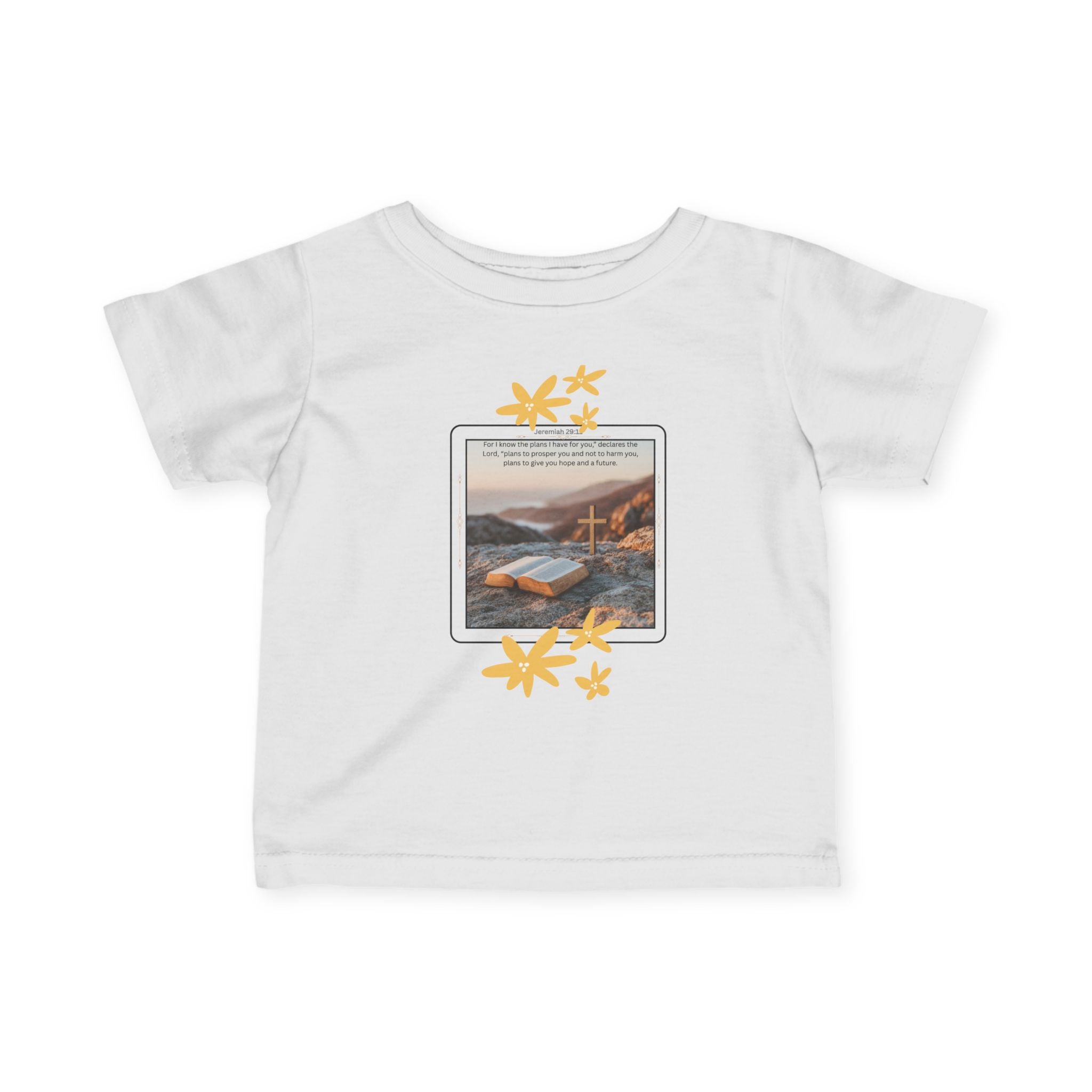 Nature-Inspired Infant Tee, Cute Baby Shirt with Floral Design, Perfect for New Parents, Baby Showers, Casual Wear, Gift for Boys and Girls