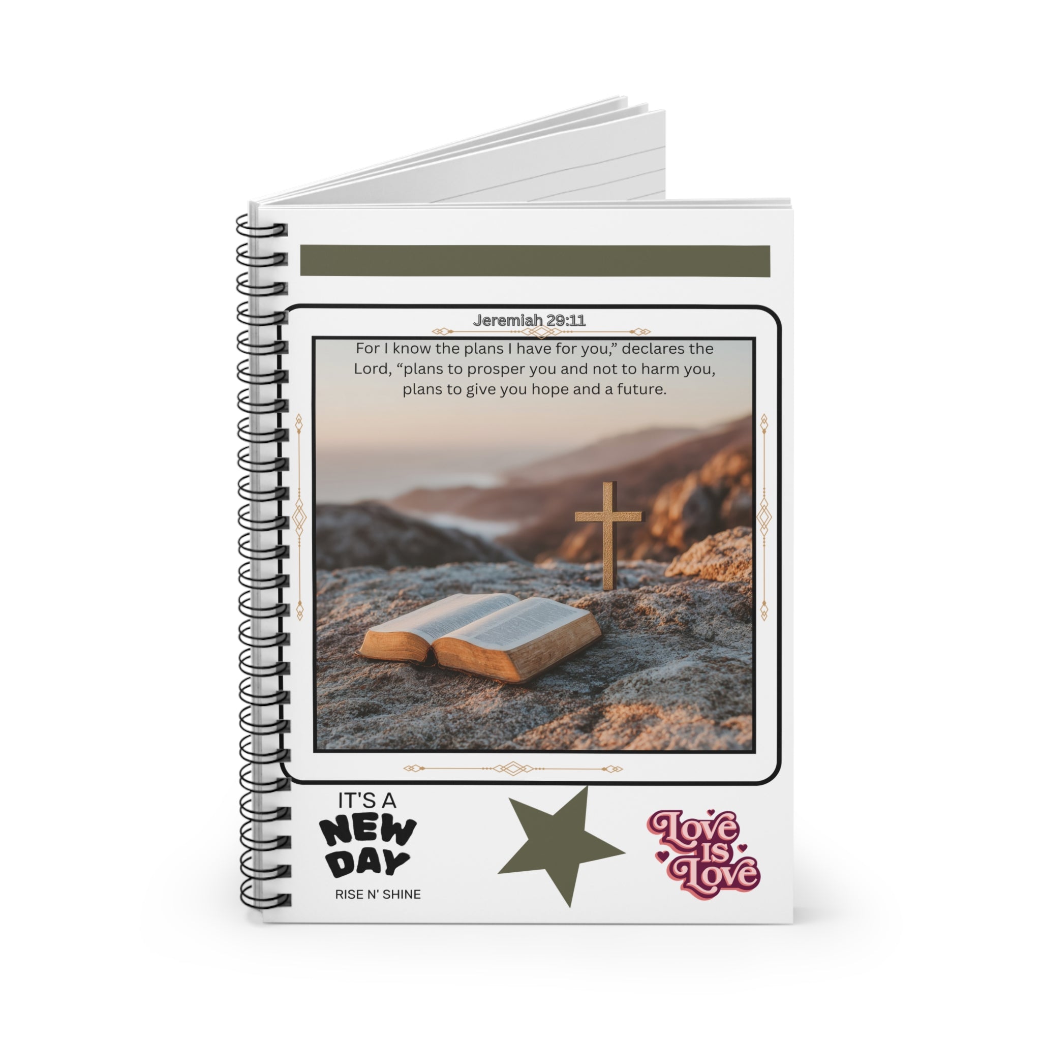 Notebook - Perfect for Journaling, School, and Planning, Faith-Based Gift, Motivational Stationery