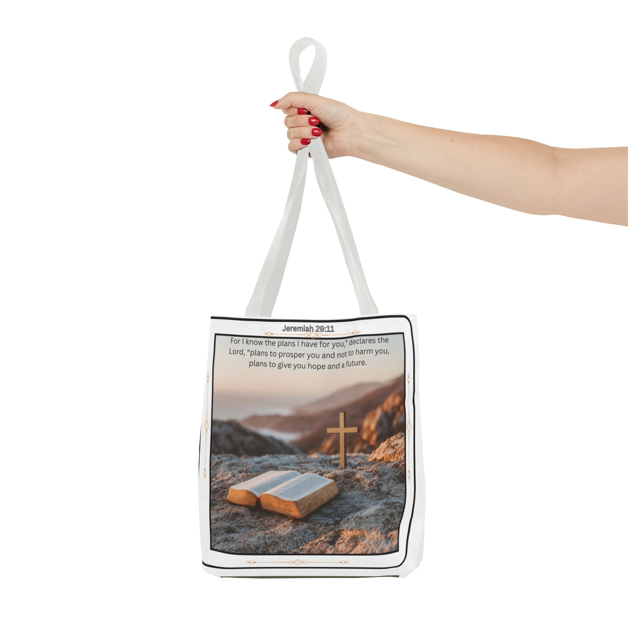 Inspirational Tote Bag Jeremiah 29:11