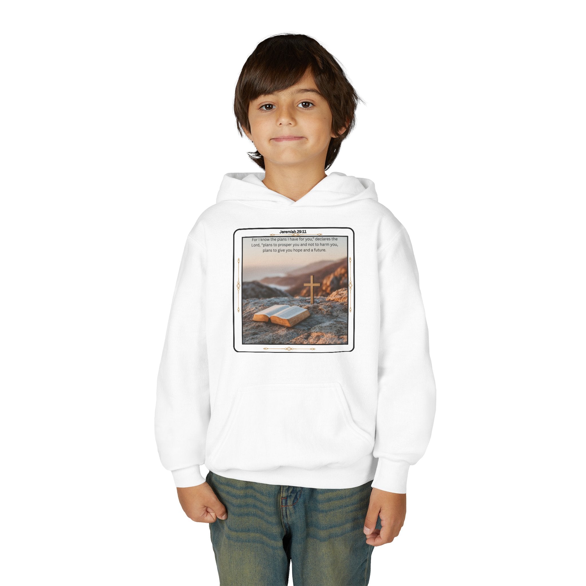 Inspirational Youth Hoodie with Scenic Design, Motivational Sweatshirt, Gift for Teens, Casual Wear, Outdoor Adventure Gear