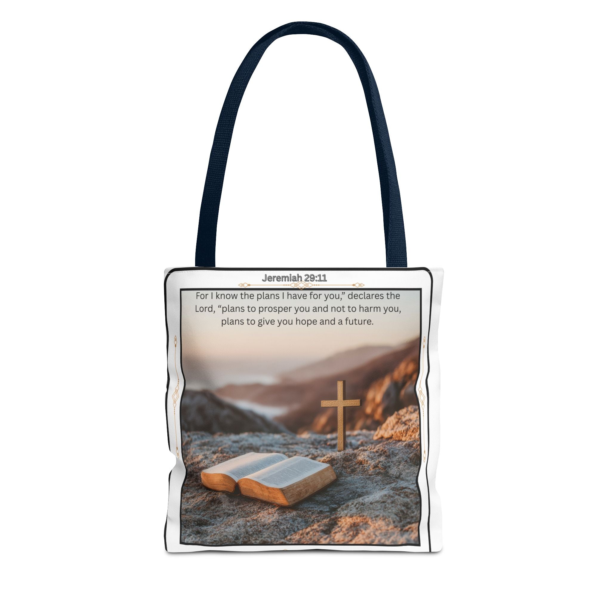 Inspirational Tote Bag Jeremiah 29:11
