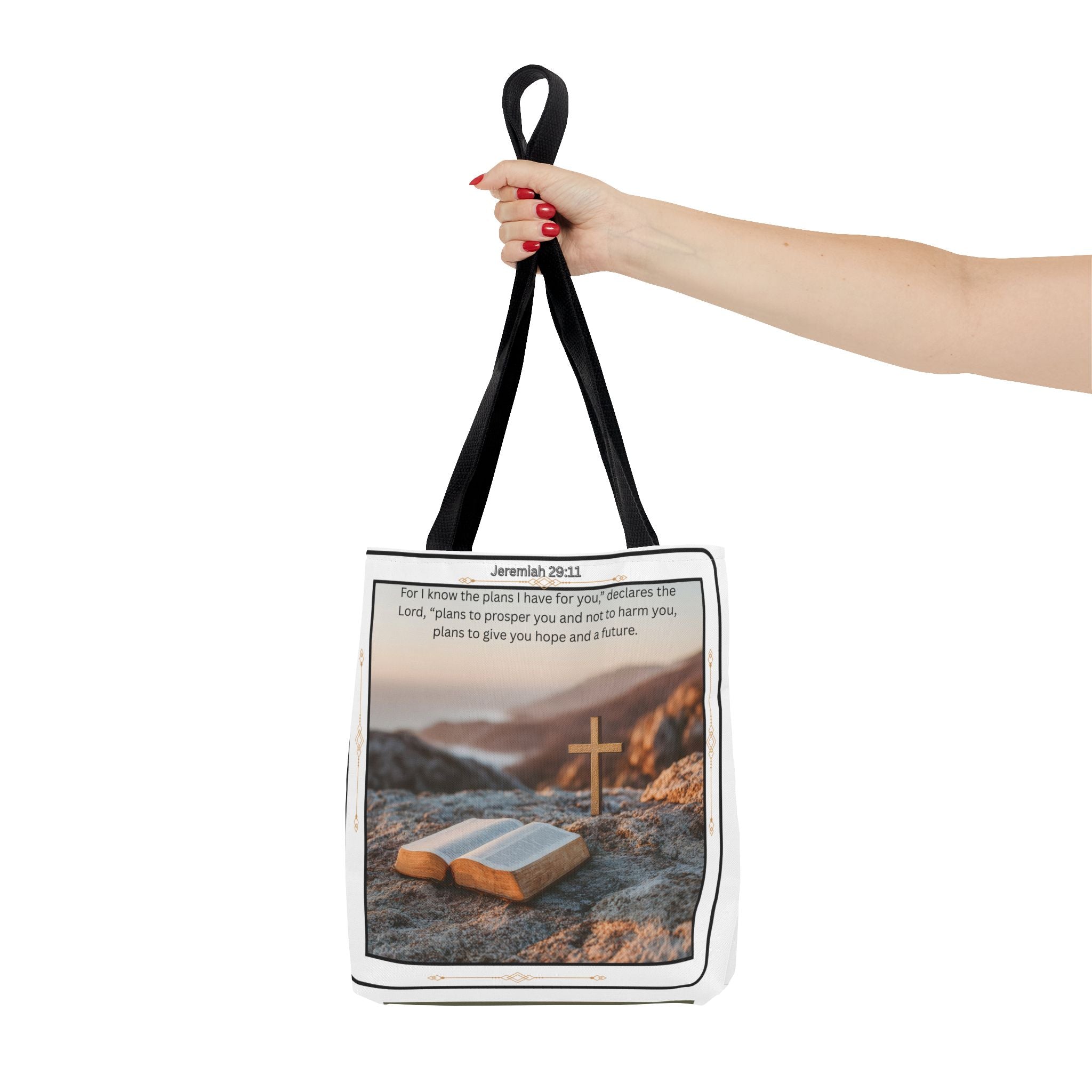 Inspirational Tote Bag Jeremiah 29:11