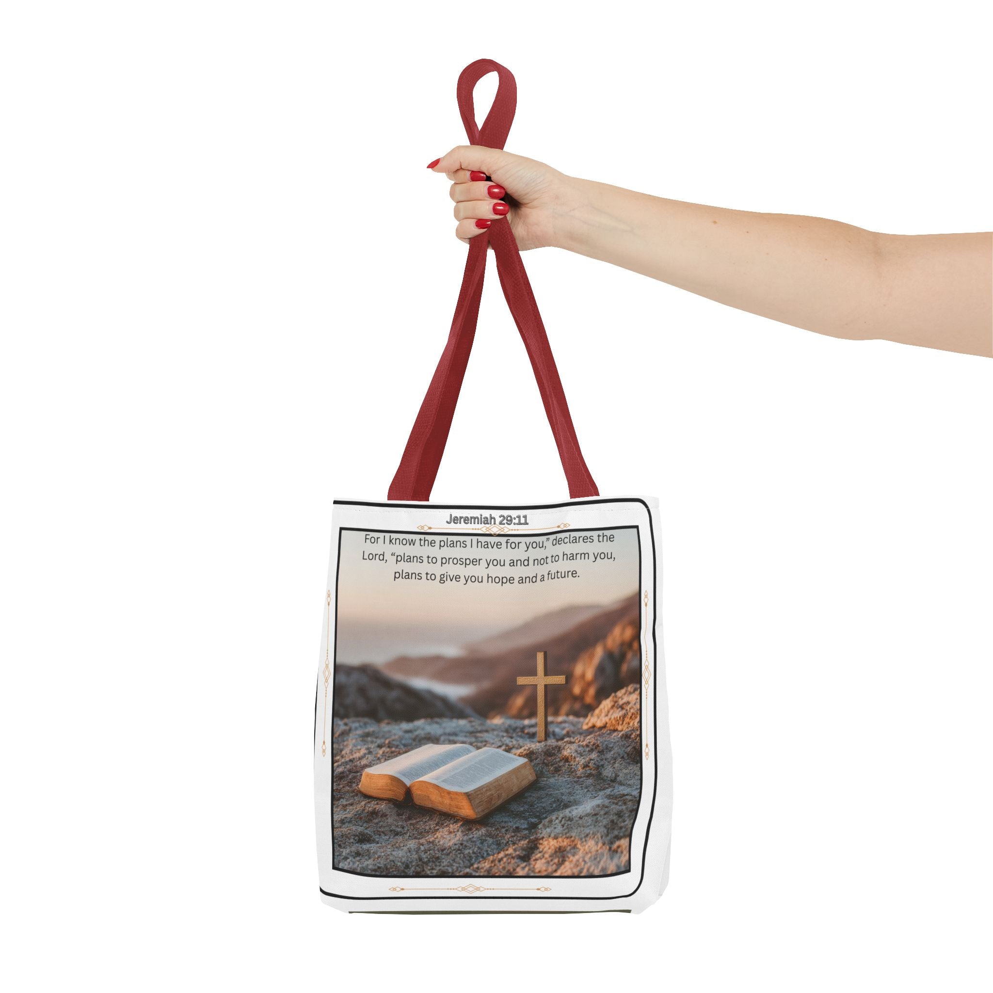 Inspirational Tote Bag Jeremiah 29:11