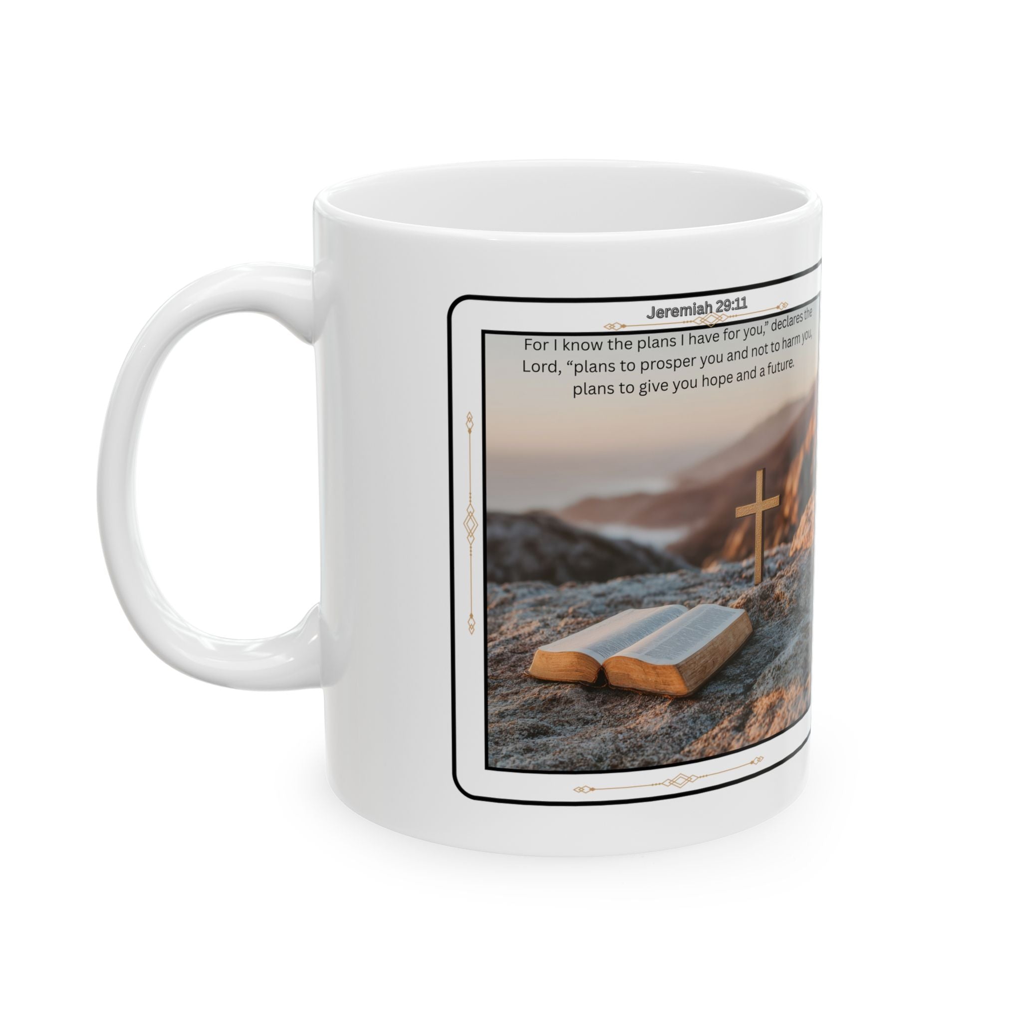 Jesus Ceramic Mug - Faithful Gift for Christians, Bible Study, Religious Coffee Cup, Prayer Mug, Spiritual Decor