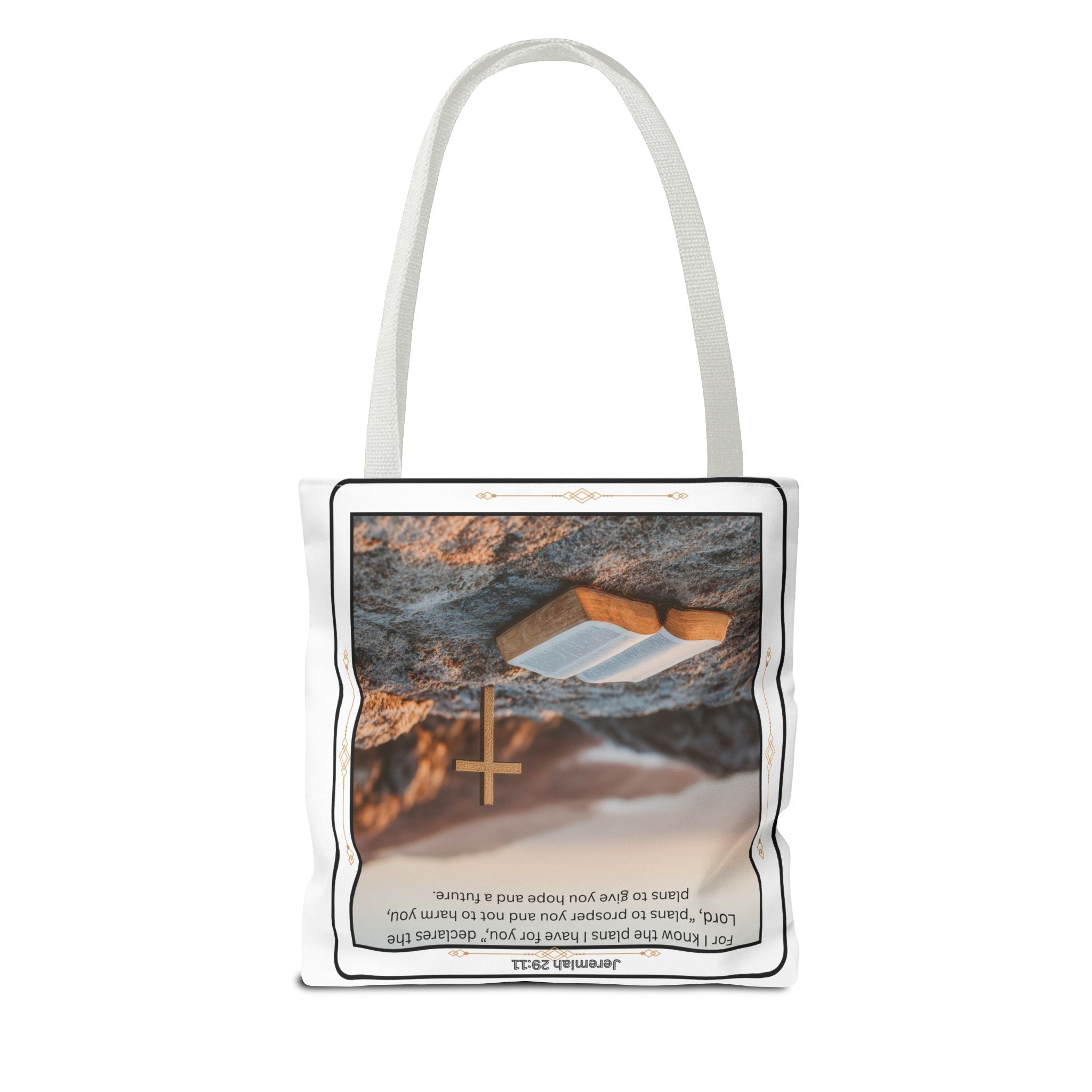 Inspirational Tote Bag Jeremiah 29:11