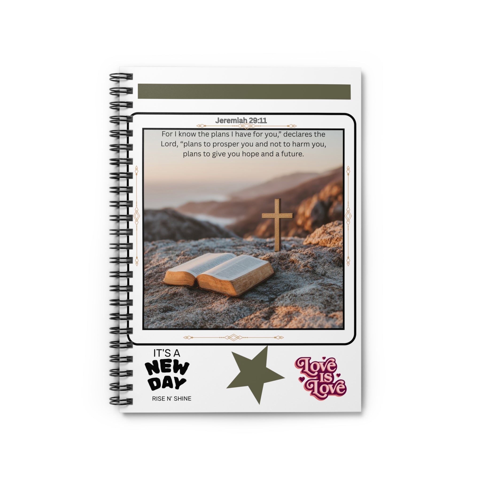 Notebook - Perfect for Journaling, School, and Planning, Faith-Based Gift, Motivational Stationery
