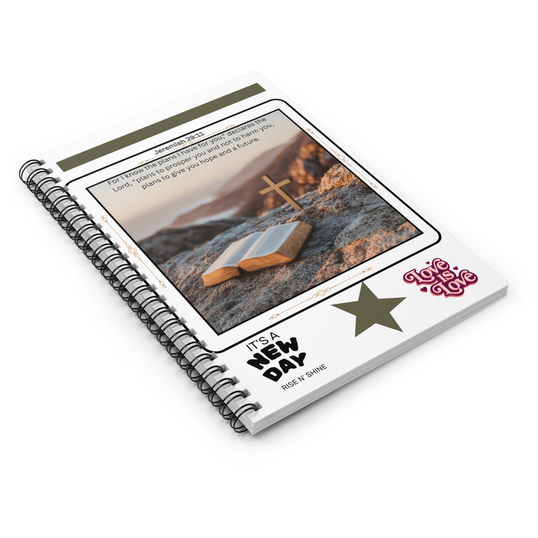 Notebook - Perfect for Journaling, School, and Planning, Faith-Based Gift, Motivational Stationery