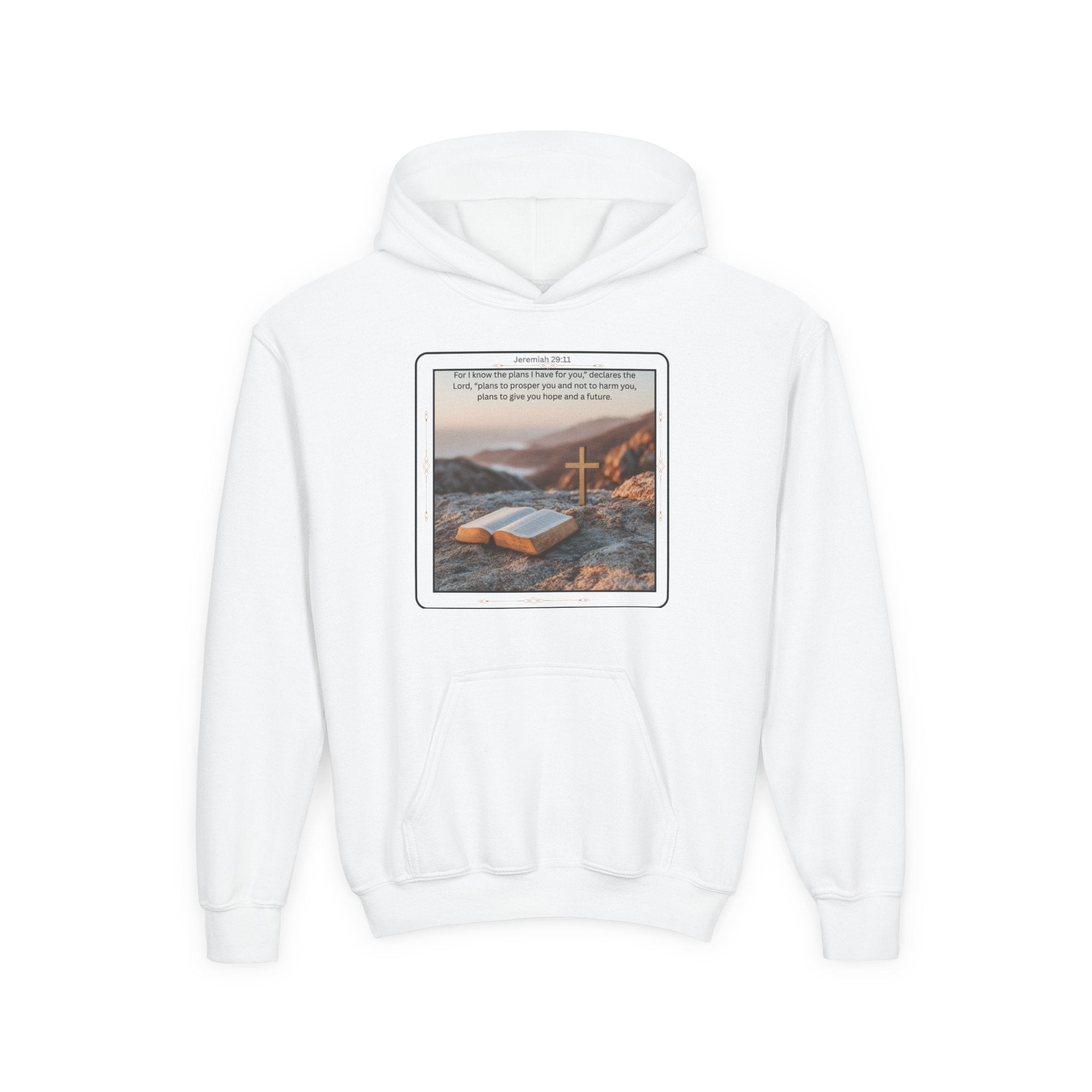Inspirational Youth Hoodie with Scenic Design, Motivational Sweatshirt, Gift for Teens, Casual Wear, Outdoor Adventure Gear