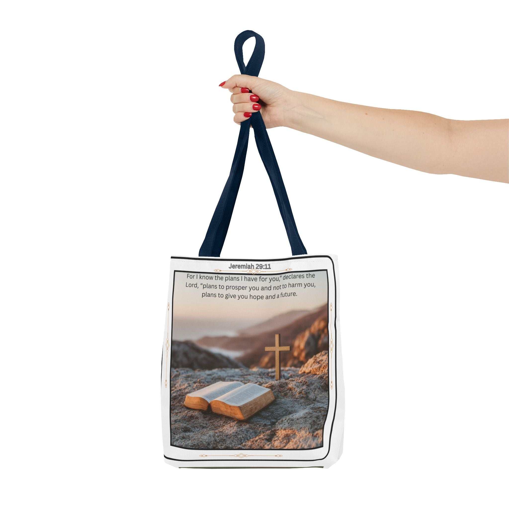 Inspirational Tote Bag Jeremiah 29:11